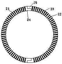 Seedling cultivation device for cucumber planting