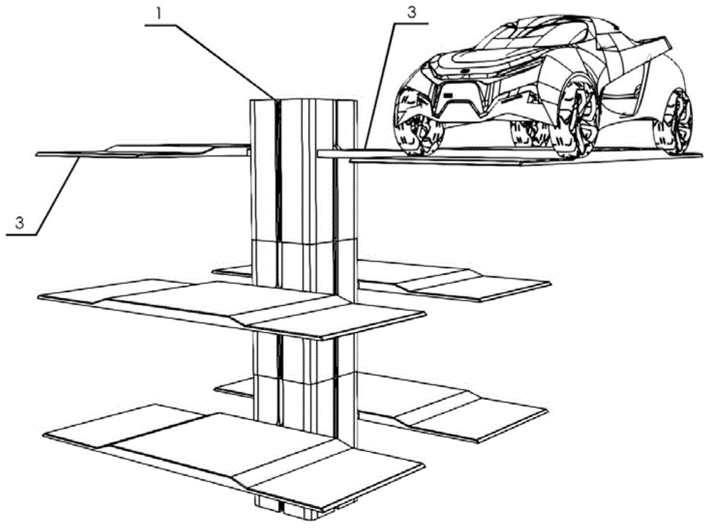Three-dimensional parking device