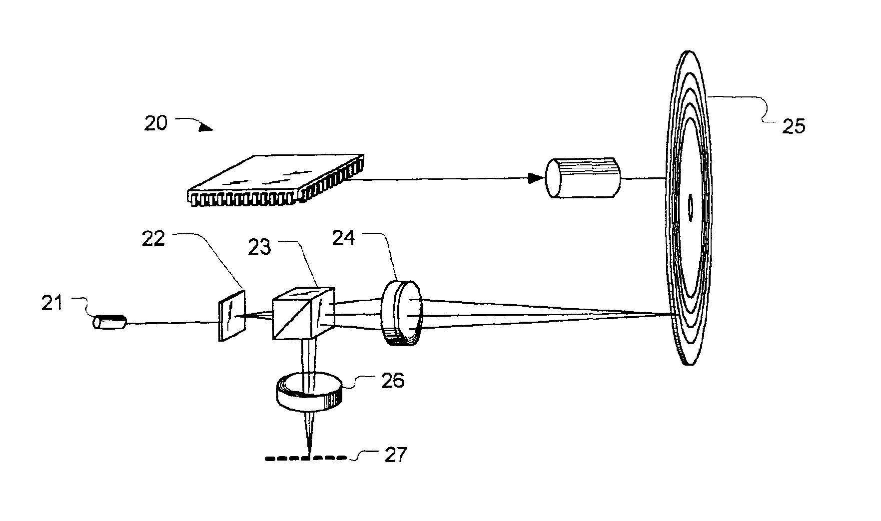 Methods and apparatus for cross-talk and jitter reduction in multi-beam optical disks