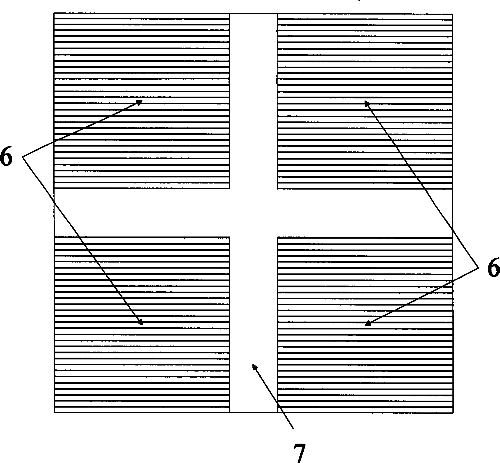 A copper-gas media Damascus structure and its making method