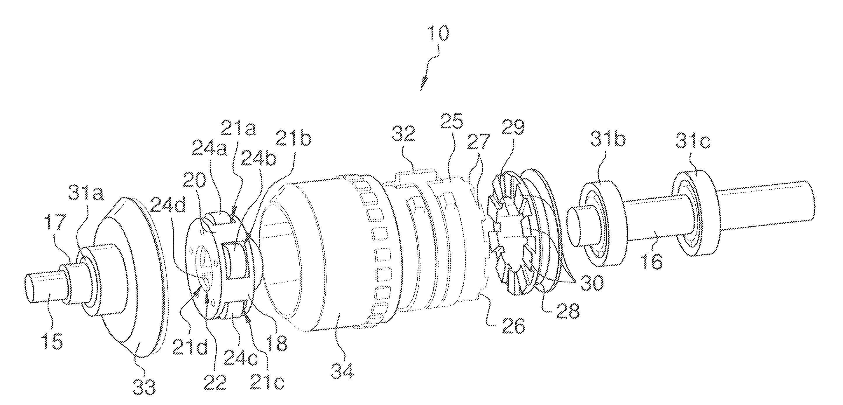 Mechanical power transmission system and method