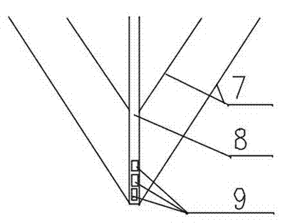 Cable-stayed suspension combined suspending method for cable protection in gallery inspection