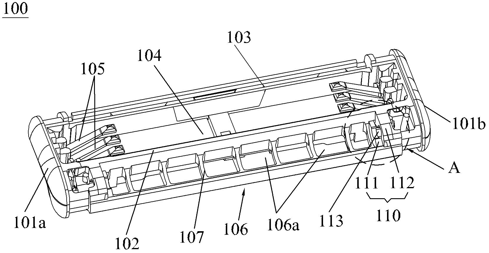 Shaver tool bit frame