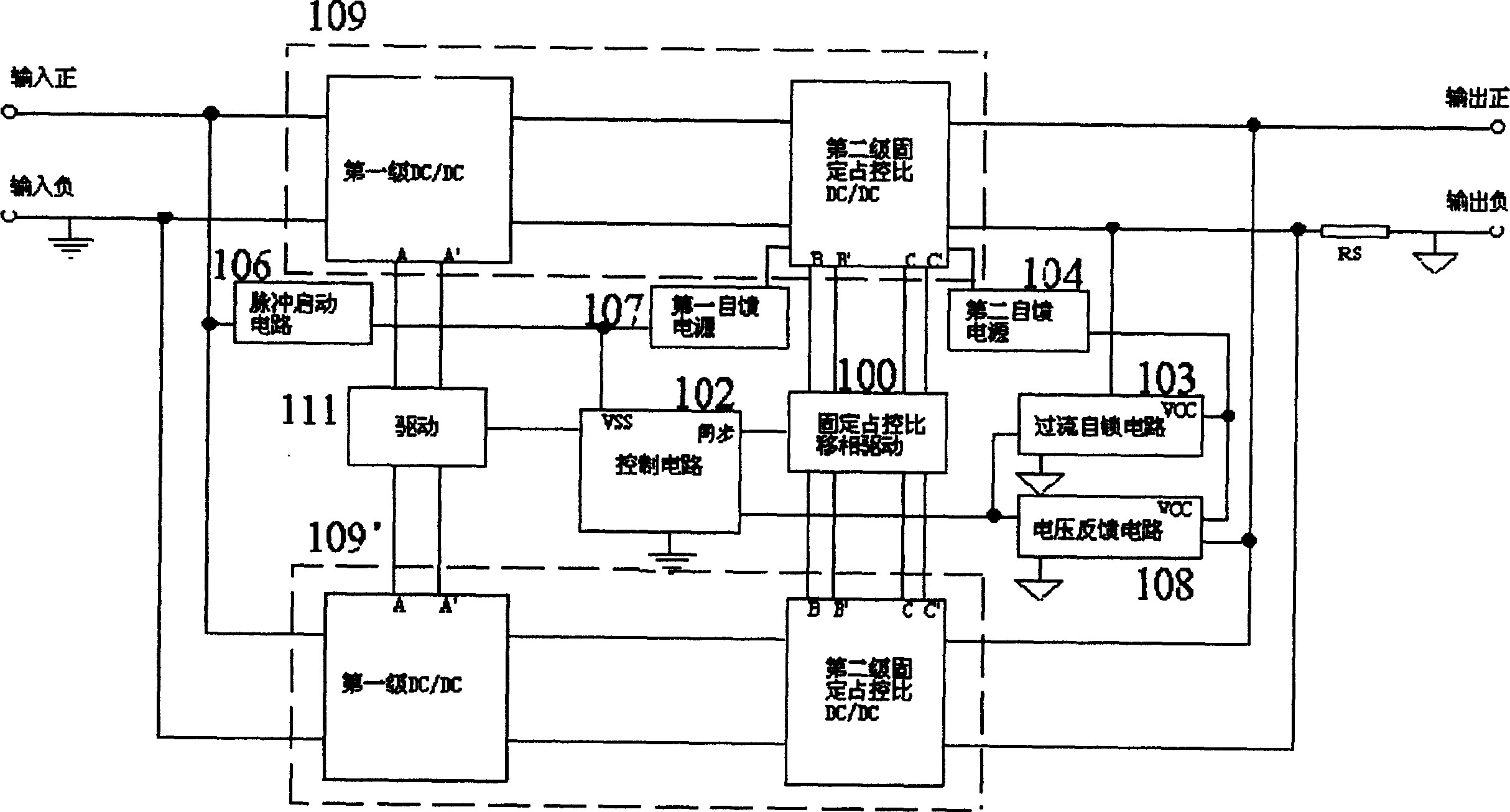 Low voltage largecurrent modle power source