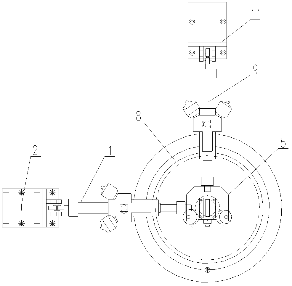 Fatigue test device and method for axle