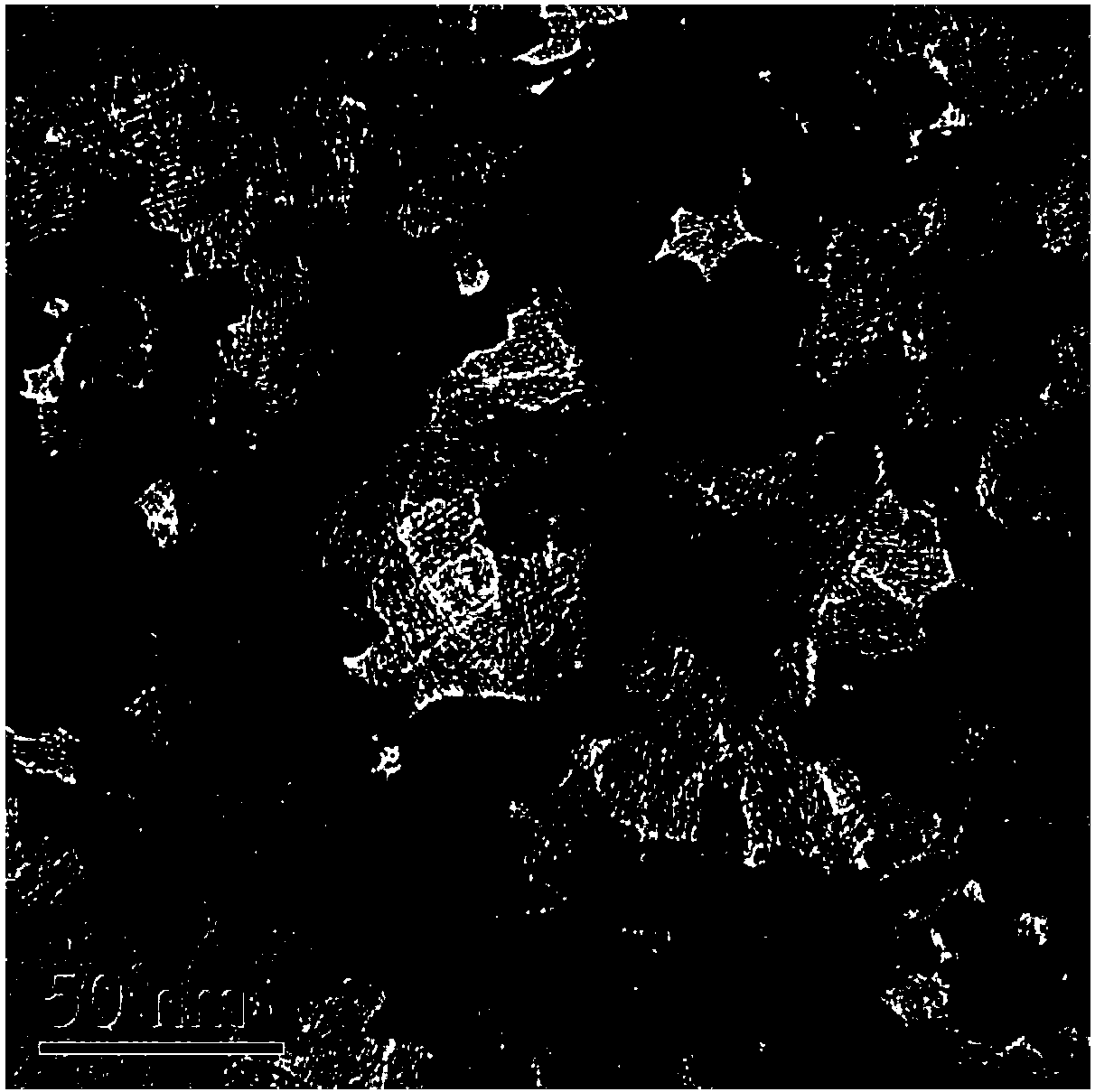 Nitrogen-doped carbon-coated nickel composite nano-carbon electrolysis water catalyst as well as preparation method thereof