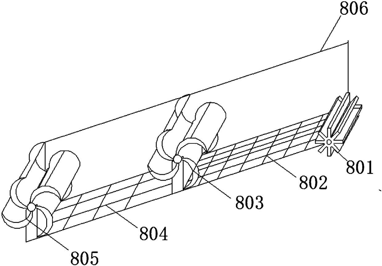 Device for processing sweet potato powder food