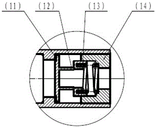 Exhaust particle purification system for mining rubber-tyred vehicles