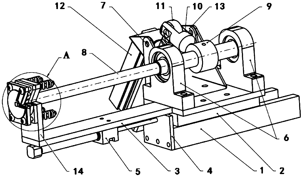 Steel wire rope cutting-off, clamping, correcting and tensioning combined device and using method