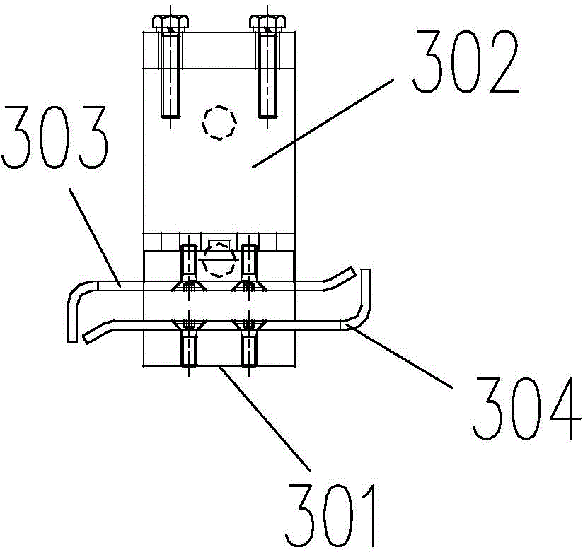 Crowned strip conveying device