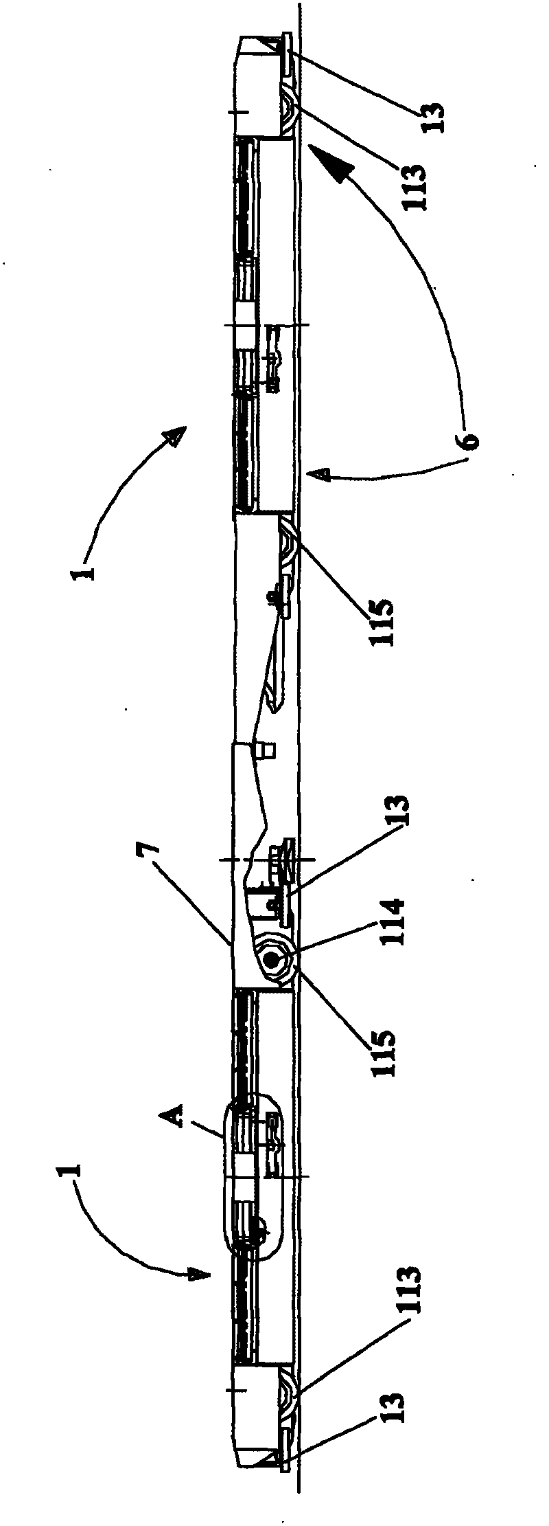 Vehicle conveying device