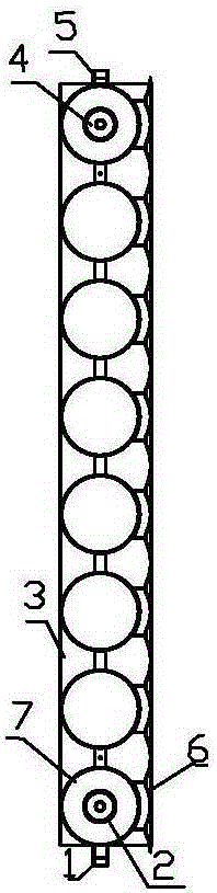 Heat conducting and radiating panel assembly for central-heating heat exchanger of tube bundle structure