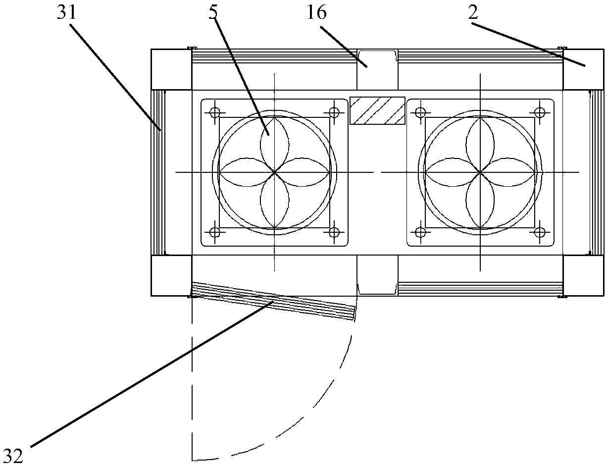 Integrated ventilation pavilion for fuel gas cabin of underground comprehensive pipe gallery