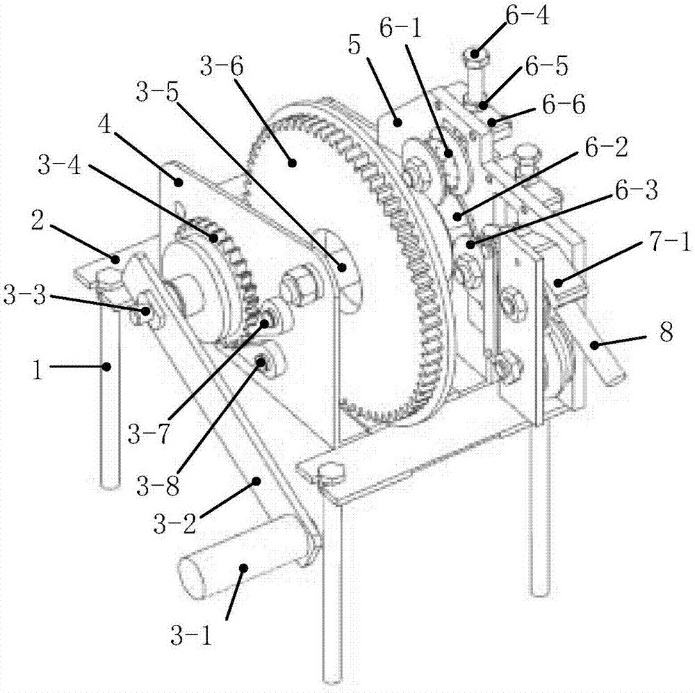 Rope rapid coiling and tensioning device for firefighting crossing rescuing