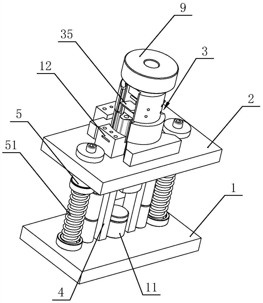 A piezomagnetic bearing integrated tooling