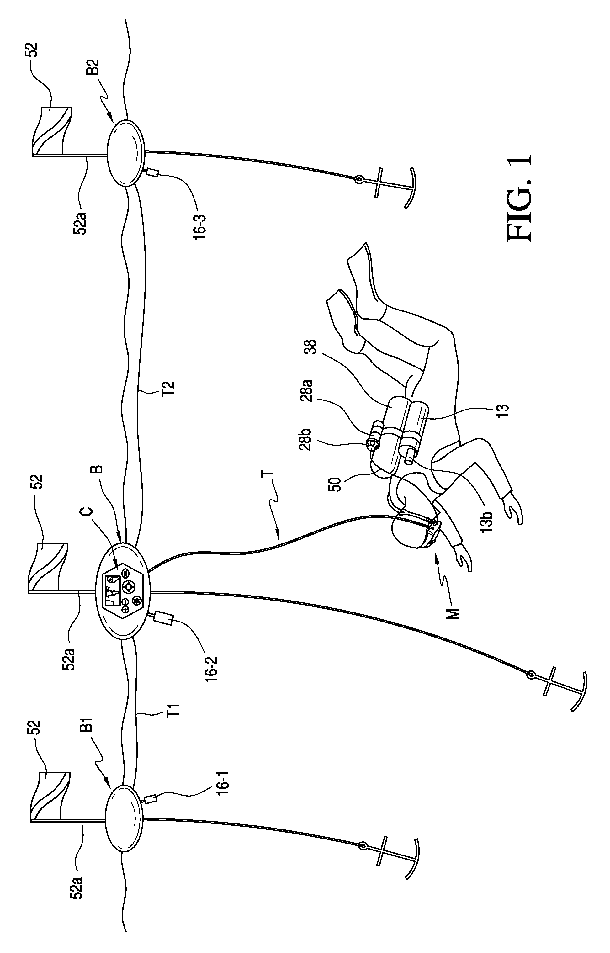 Virtual Diving System and Method