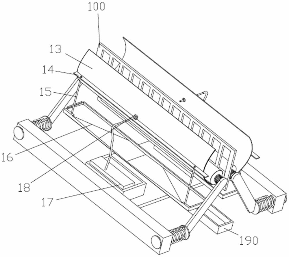 Guardrail surface spraying equipment