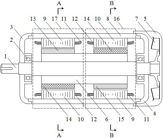 A Double Interleaved Hybrid Excitation Motor