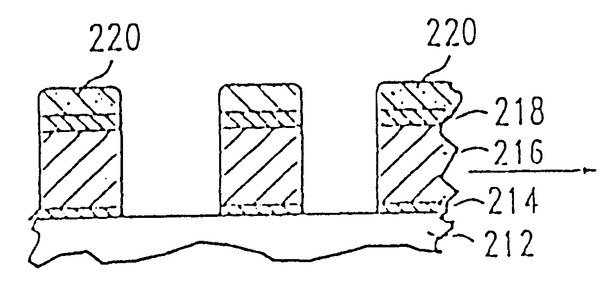 Method of pattern etching a low K dielectric layer