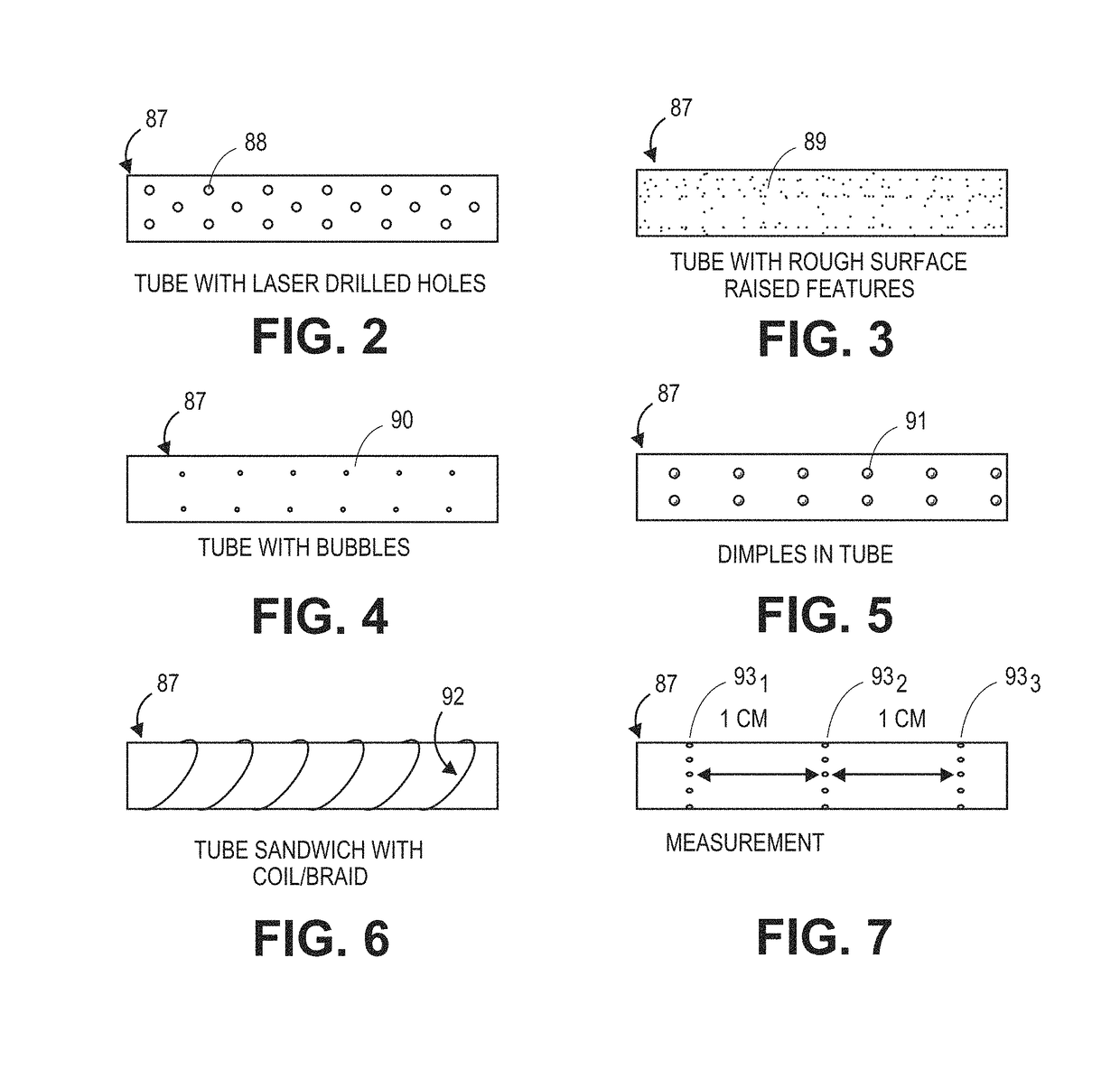 Filters with echogenic characteristics