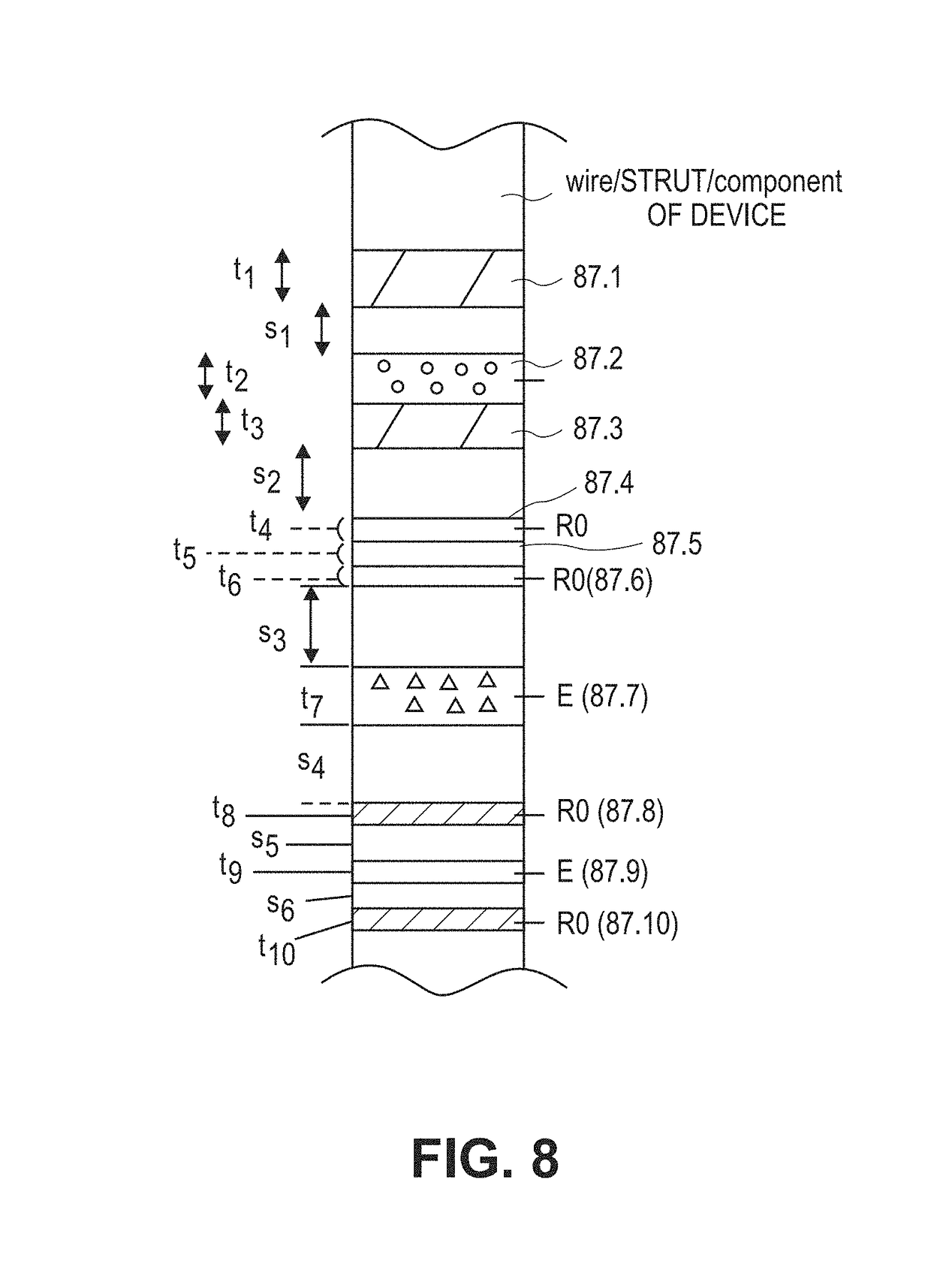 Filters with echogenic characteristics