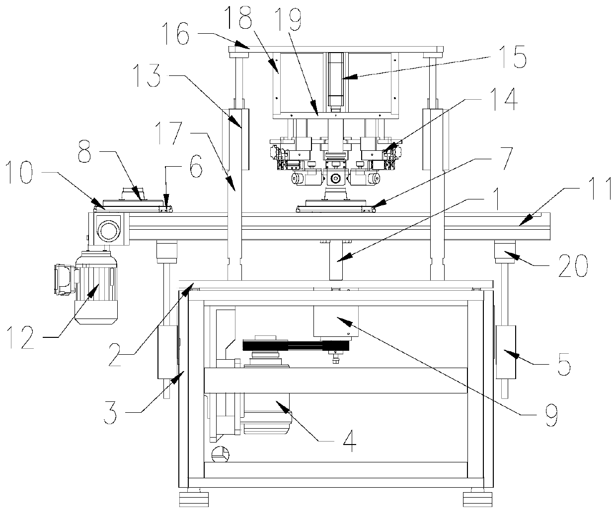 Full-automatic third-generation hub bearing vibration measurement instrument and measurement method