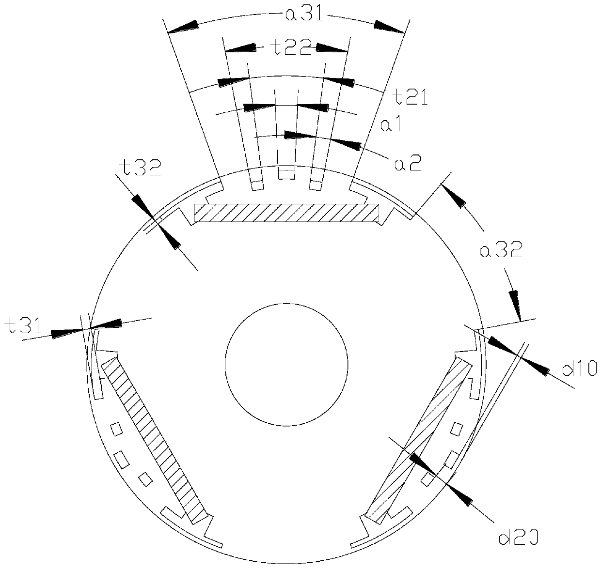 Rotor assembly and consequent-pole motor