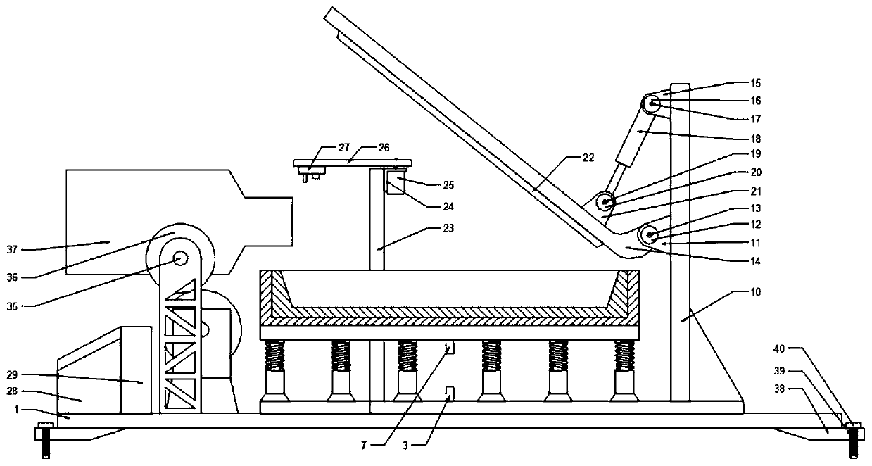 A kind of concrete prefabricated block mold equipment