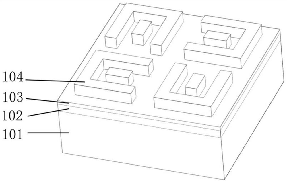 Polarization device based on diffractive chiral metamaterial and its preparation method and optoelectronic device