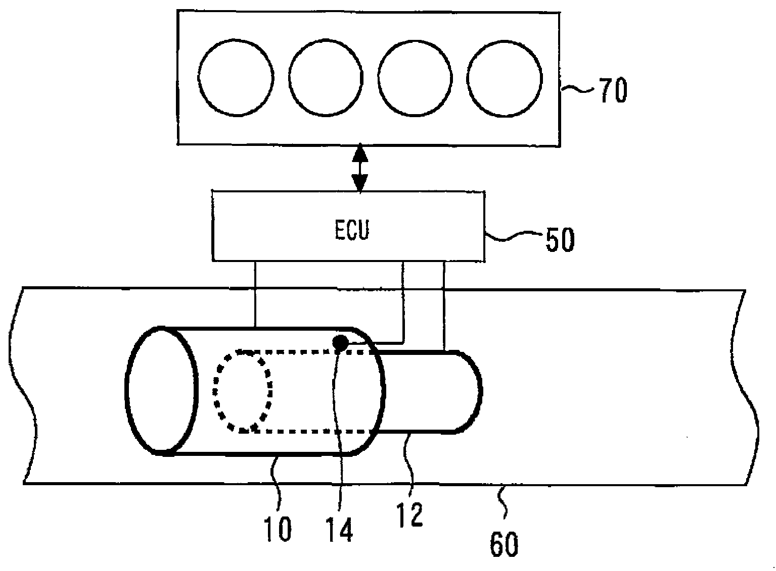 Abnormality detection device for fuel property detection device