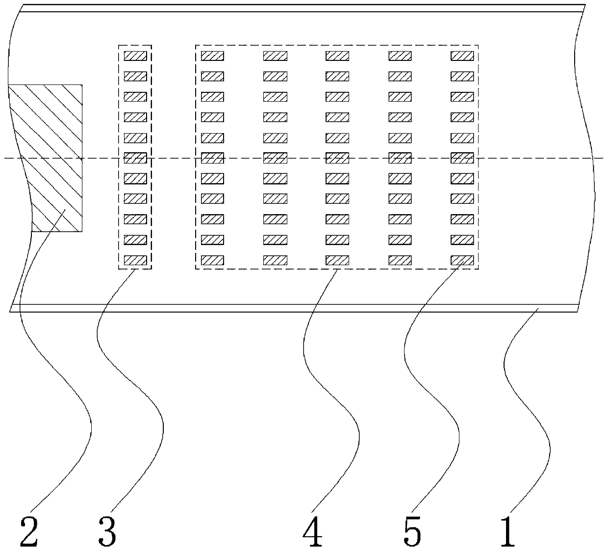 Waveguide-filled metal grid array type C-band virtual cathode oscillator