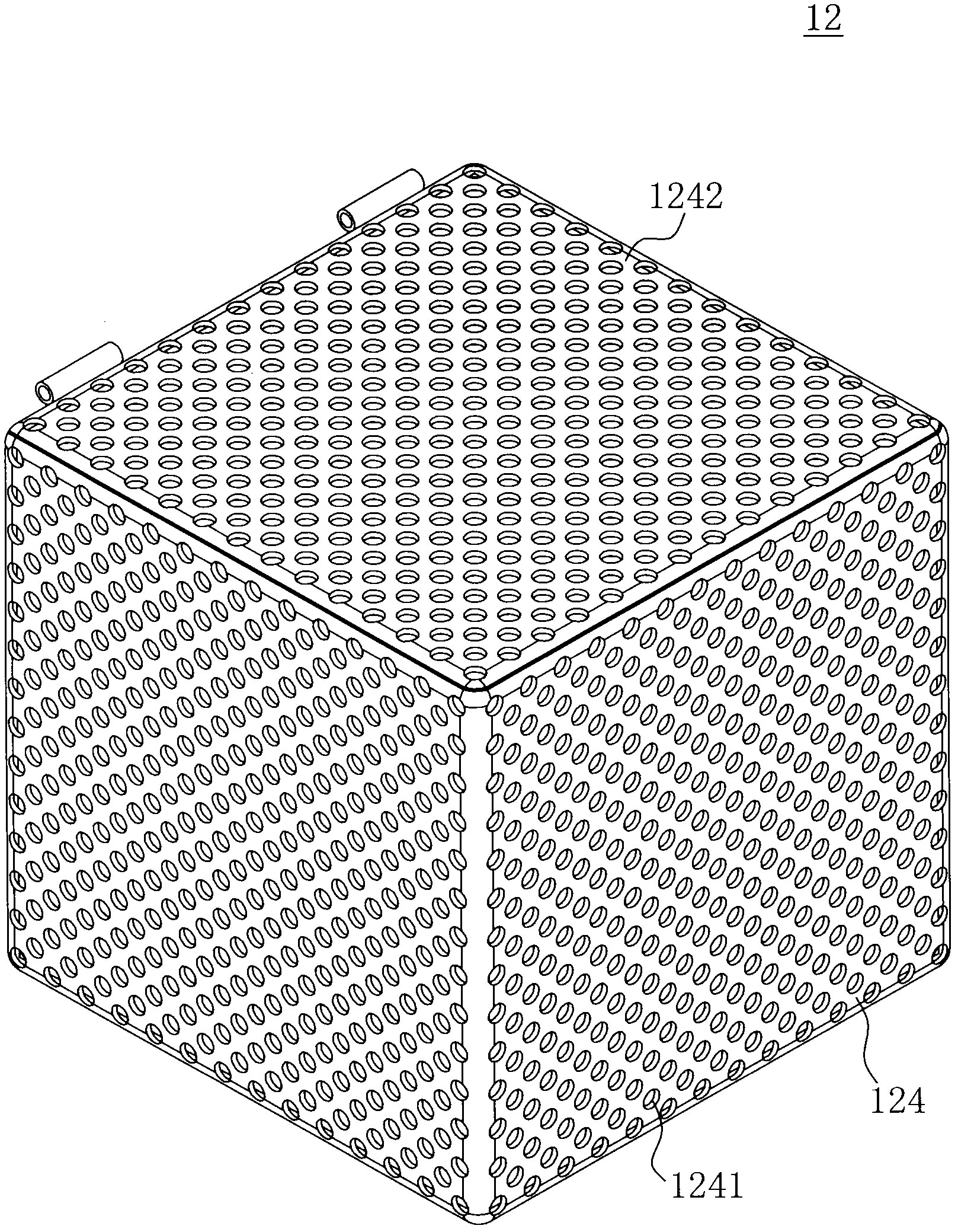 Extraction device of standardized vegetable gelatin colloid and formation method of standardized vegetable gelatin