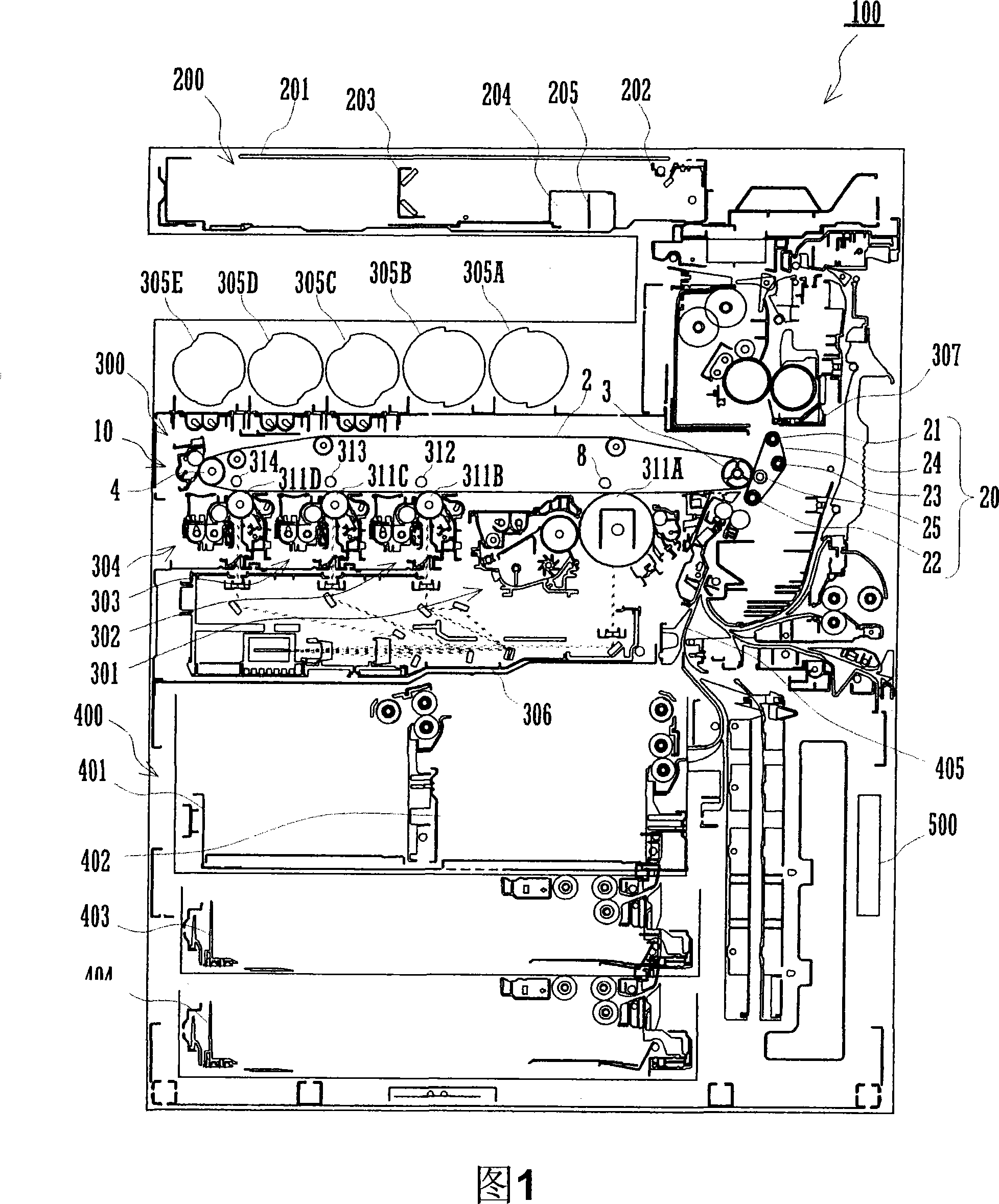 Belt transfer device