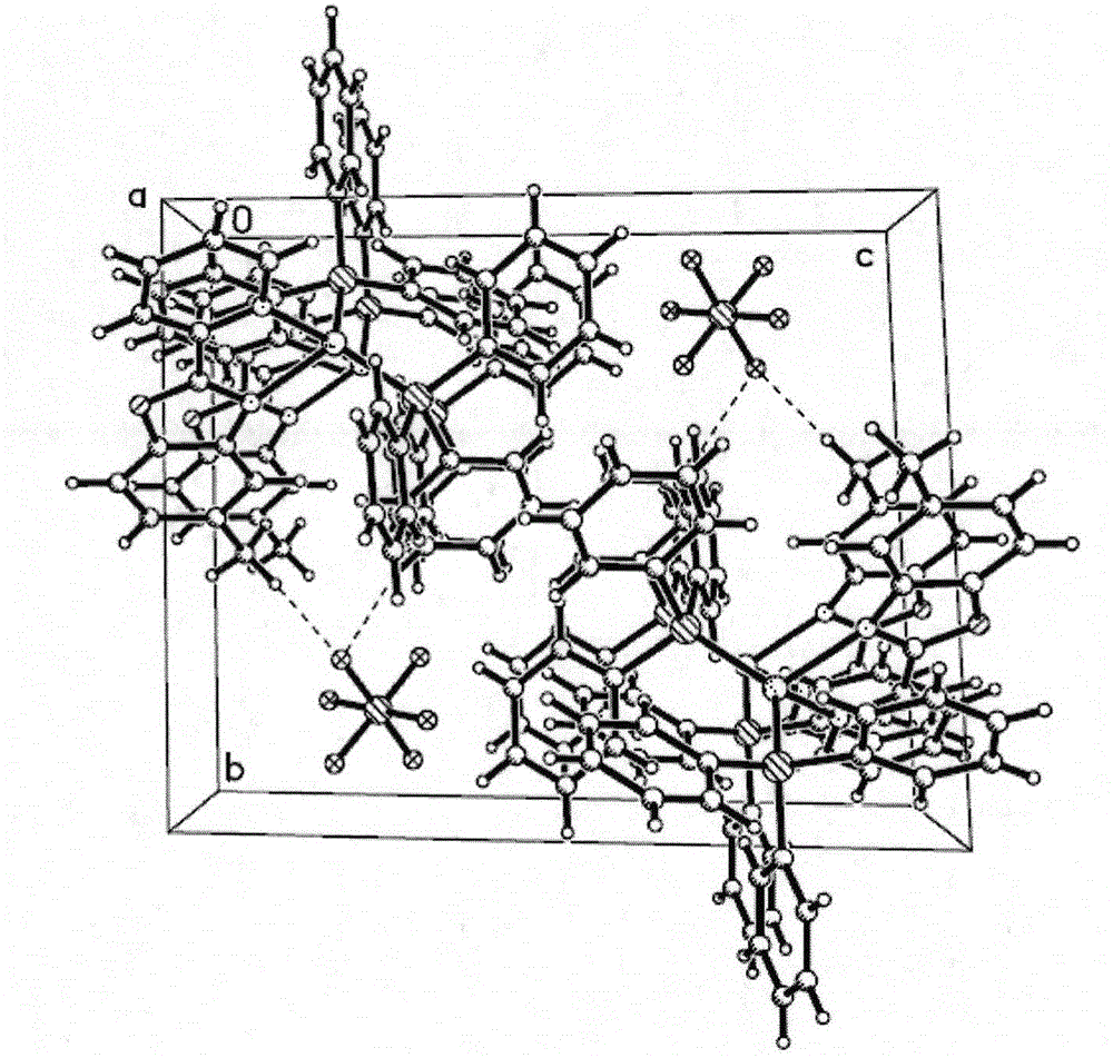 Cuprous complex phosphor material of methyl substitution benzoxazolyl pyridine