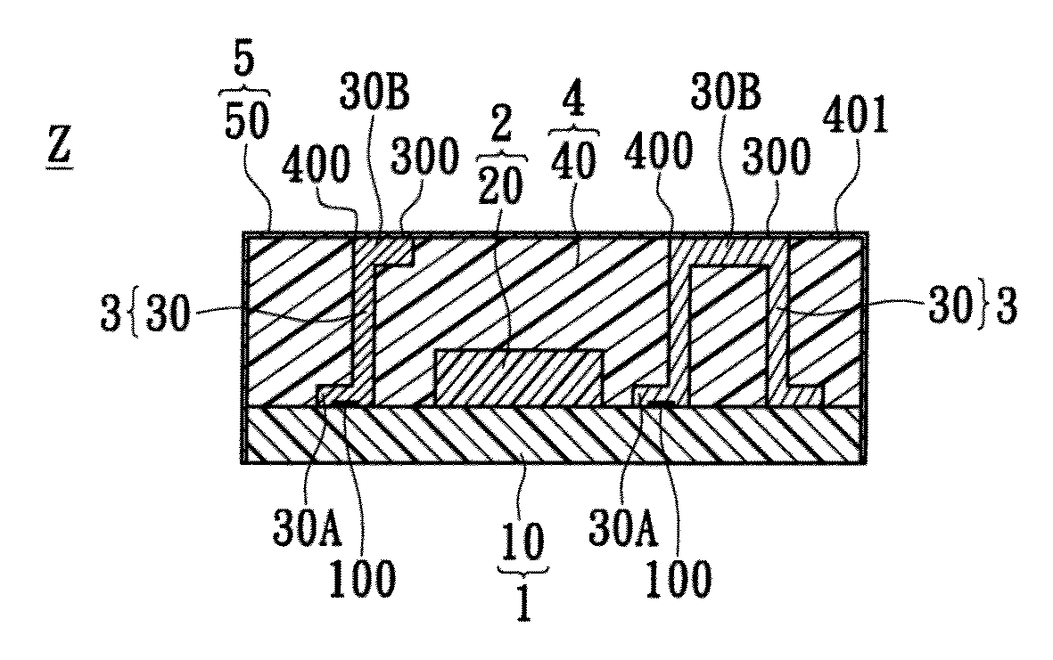 Module IC package structure and method for making the same