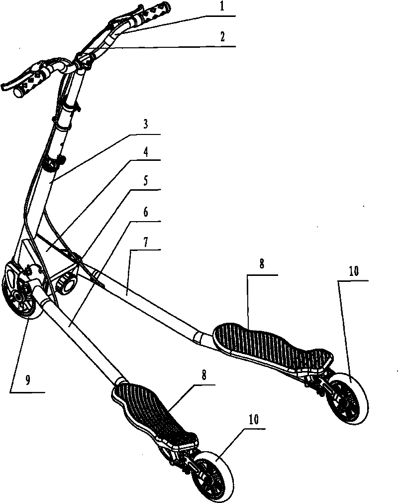 Three-wheel scooter