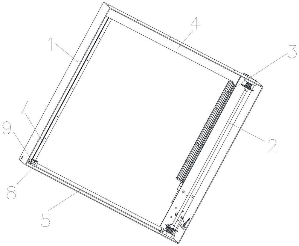 Wind-driven typhoon-resistant window