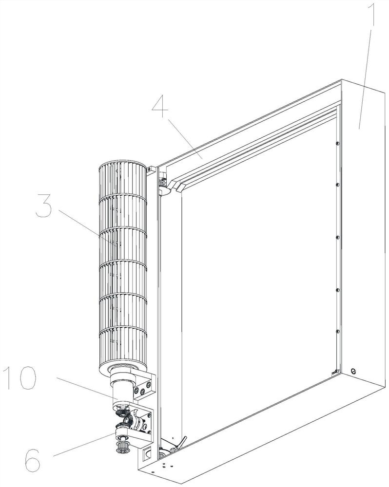 Wind-driven typhoon-resistant window