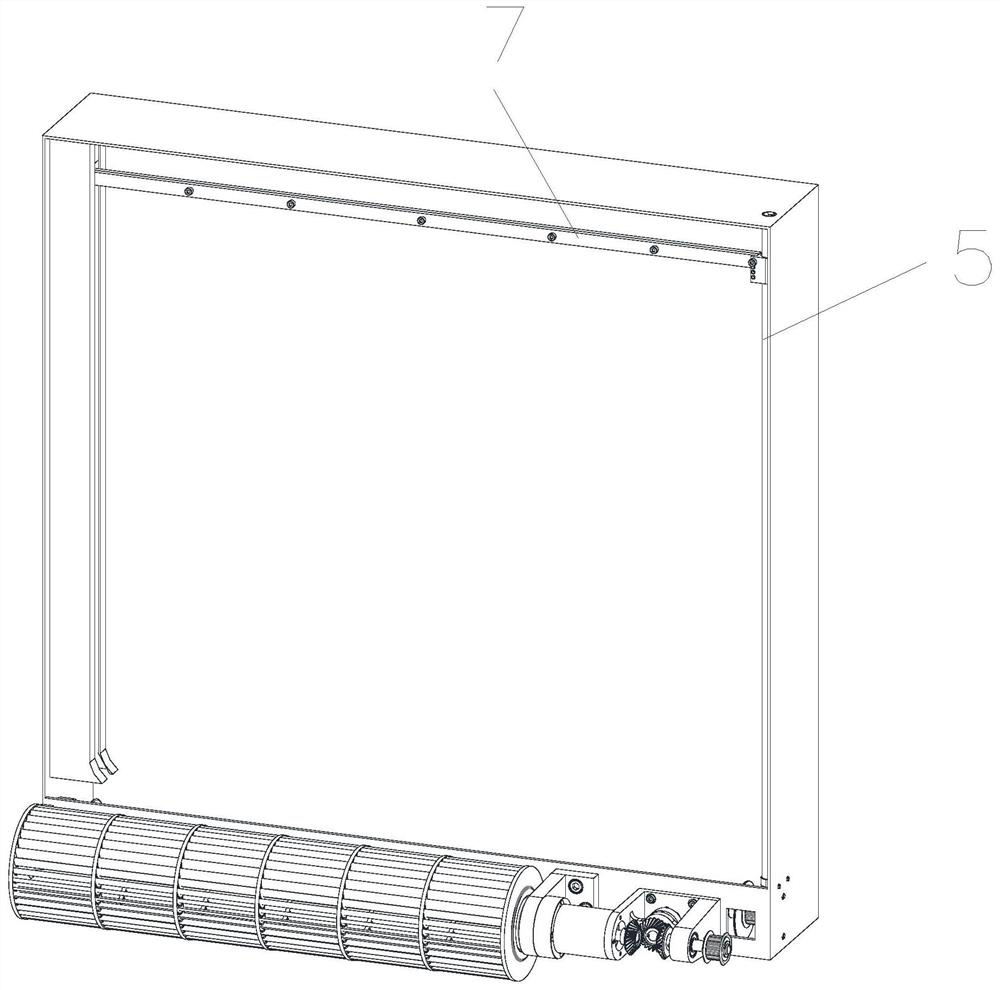 Wind-driven typhoon-resistant window