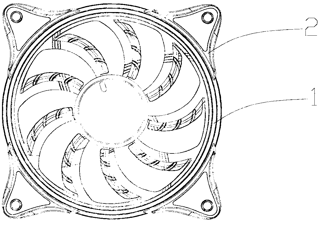 Computer case cooling fan