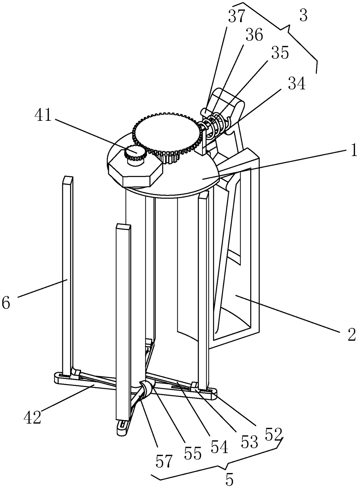 Cup inner wall cleaning device