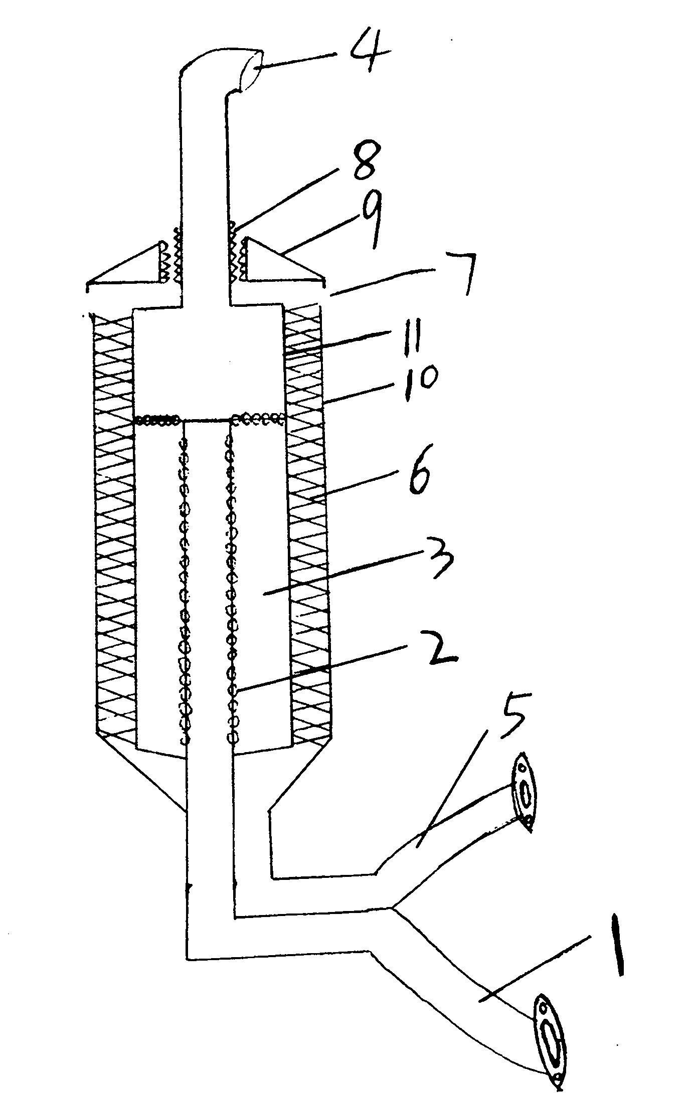 Air intake-exhaust integrated machine