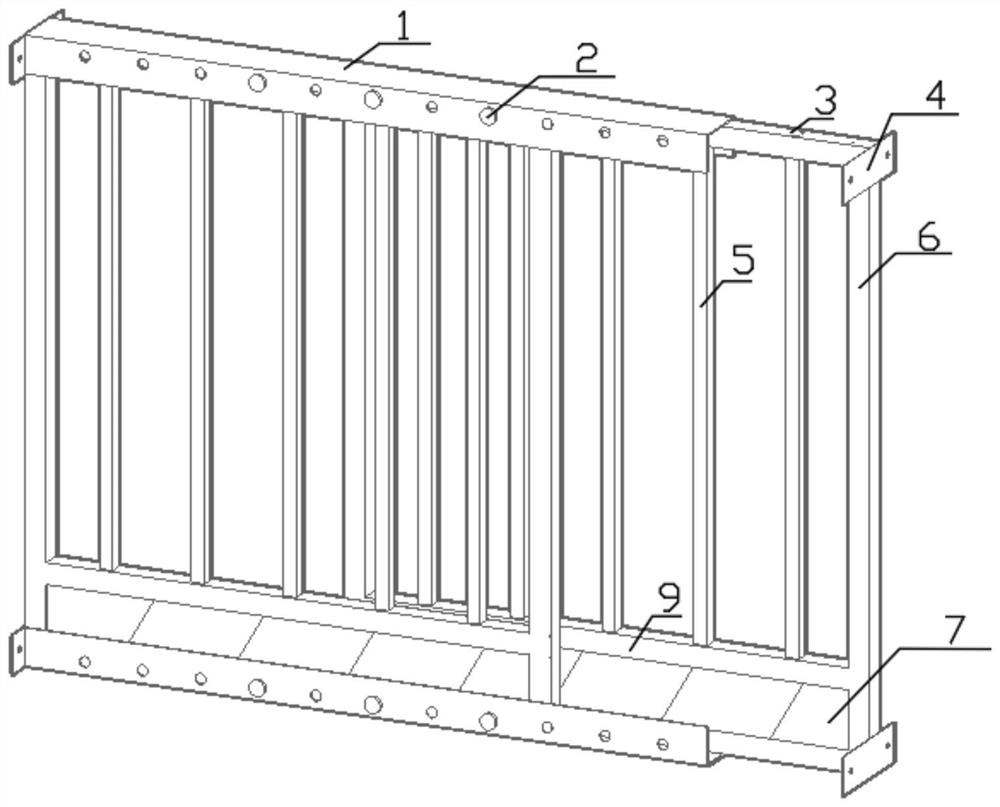 Protection device and protection method for edge hole