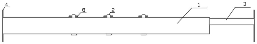 Protection device and protection method for edge hole