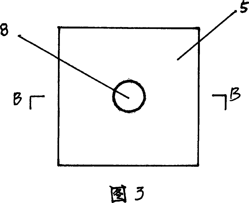 Wax block for hot air blastoff lamp