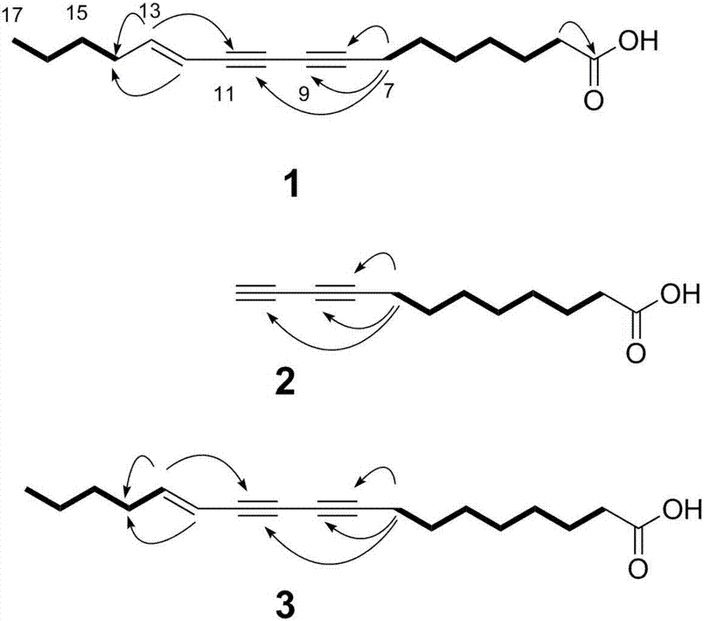 Poly-acetylenic acid derivative