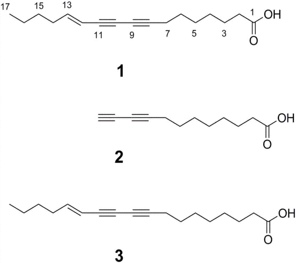 Poly-acetylenic acid derivative