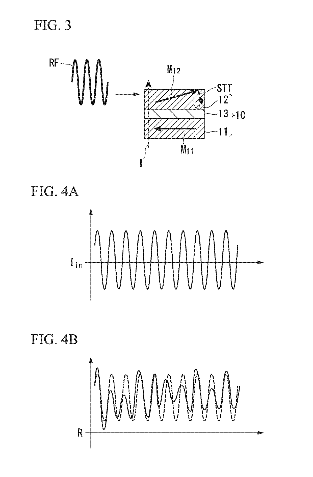 Magnetoresistance effect device and high frequency device