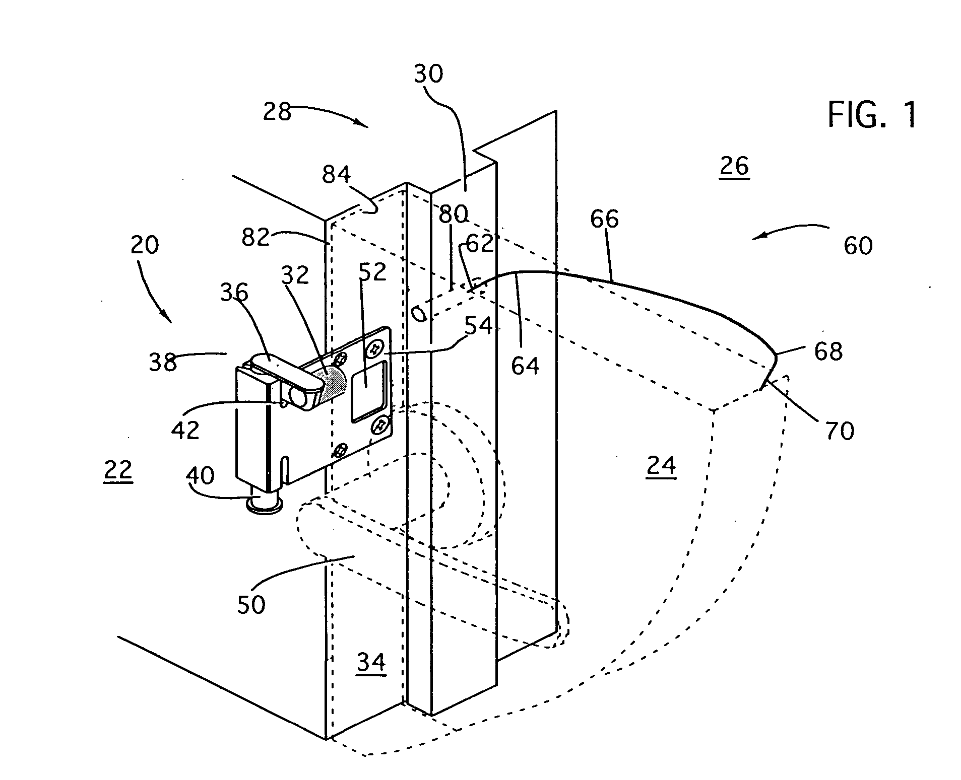 Apparatus for opening a closed latch and method for using the same