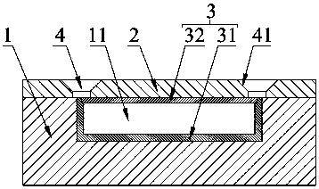 Welding tool and method for airtight type high silicon aluminum package shell body